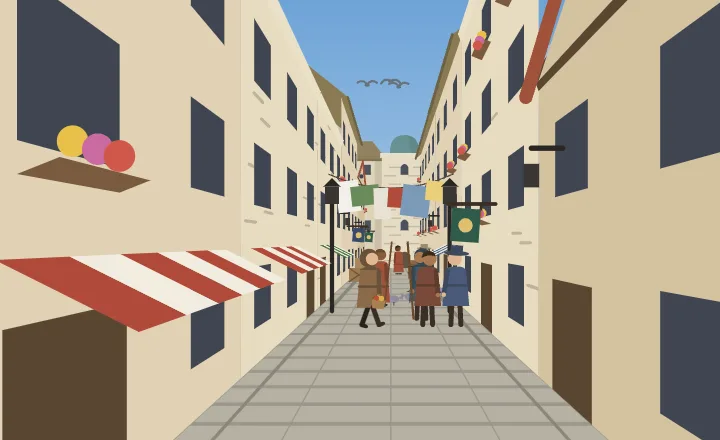 A city in the plains
