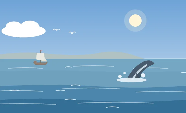 Open sea in each season