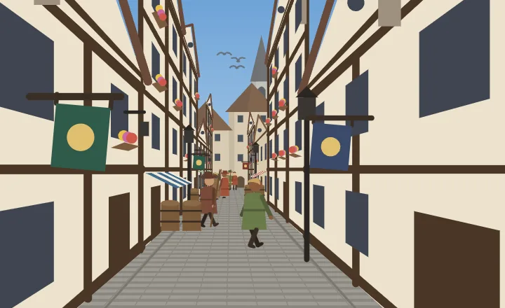 A city in the forest